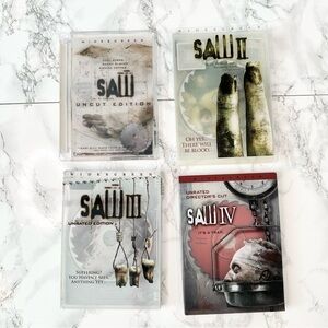 SAW MOVIE DVD PACK VOL 1-4! 💿